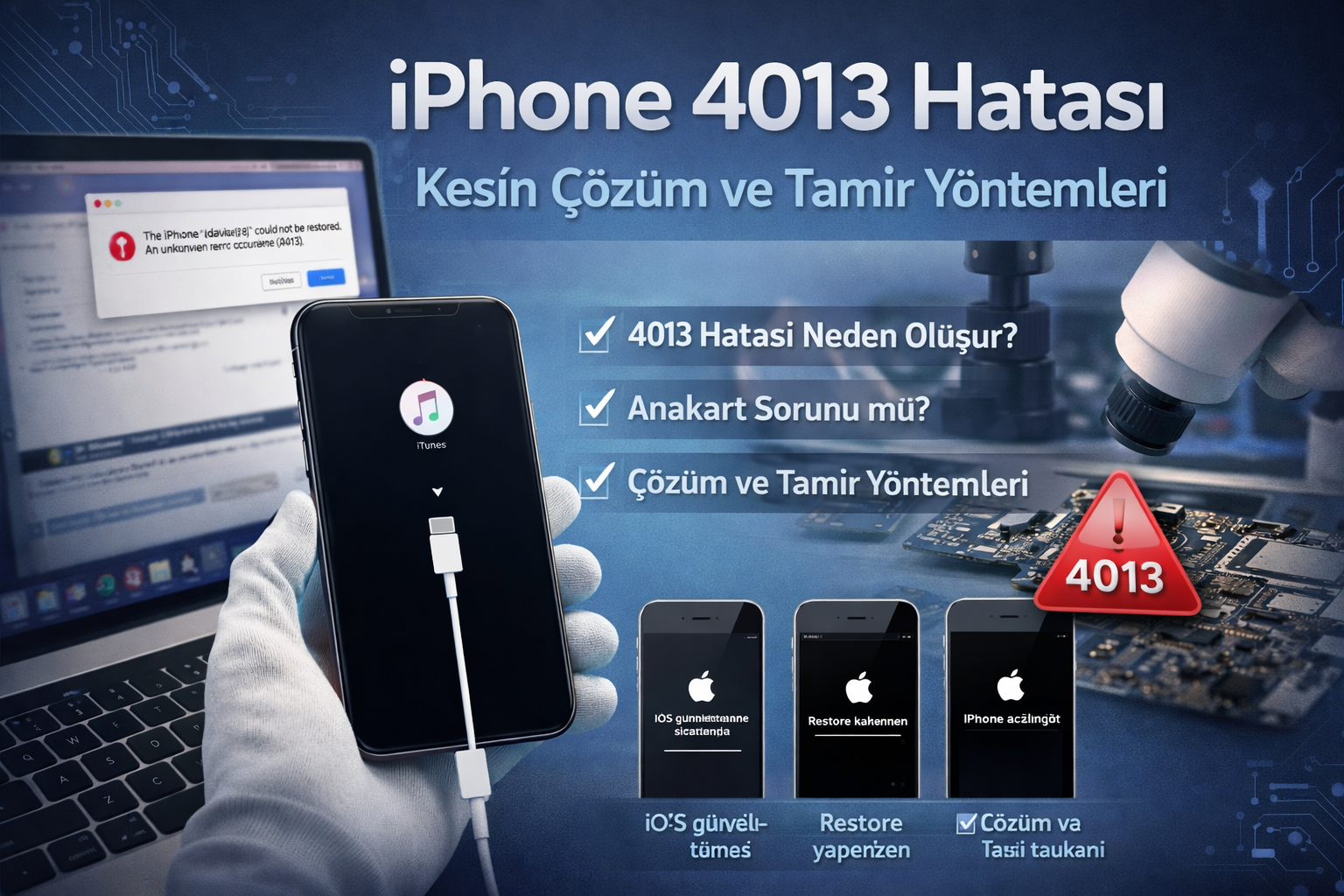 iPhone 4013 Hatasının Başlıca Nedenleri